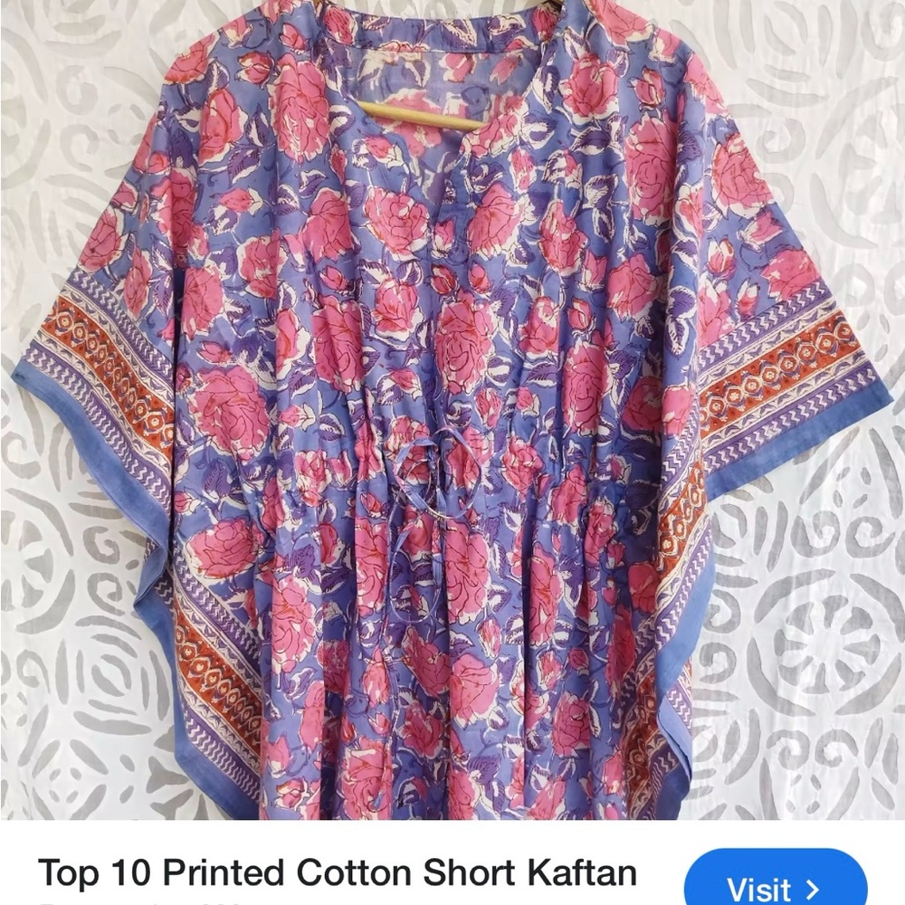 Pink Relaxed Short Sleeve Maxi Dress
